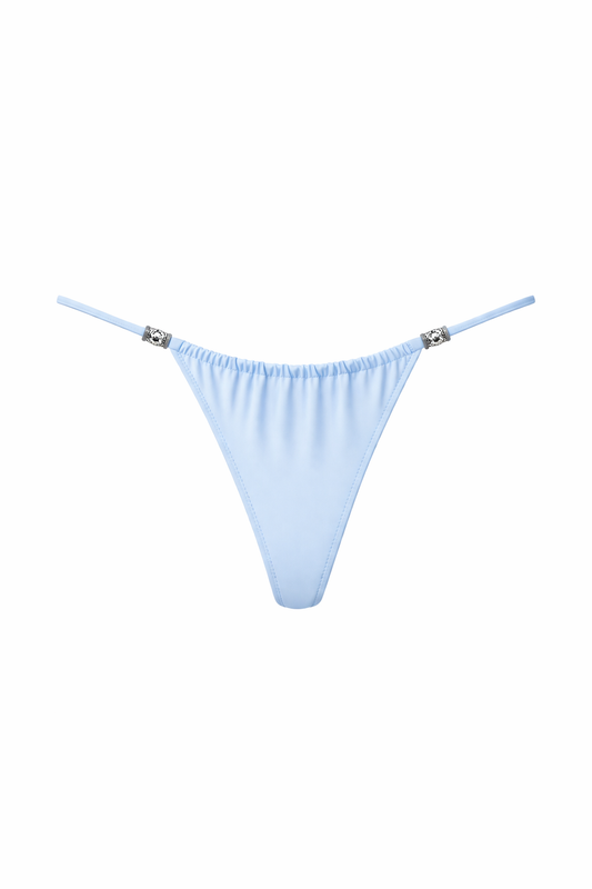 Beaded Bottom: Light Blue