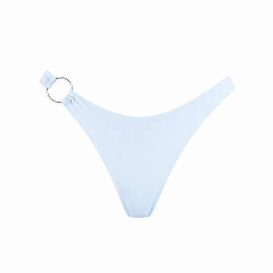 Silver Ring Bottom: Light Blue
