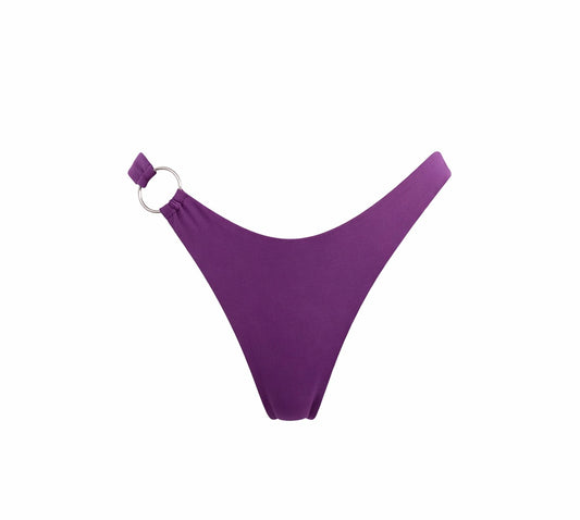 Silver Ring Bottom: Purple